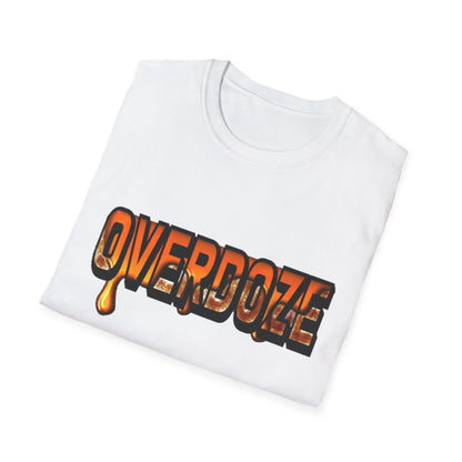 Street Style Unisex T-Shirt with 'OVERDOZE' Graphic