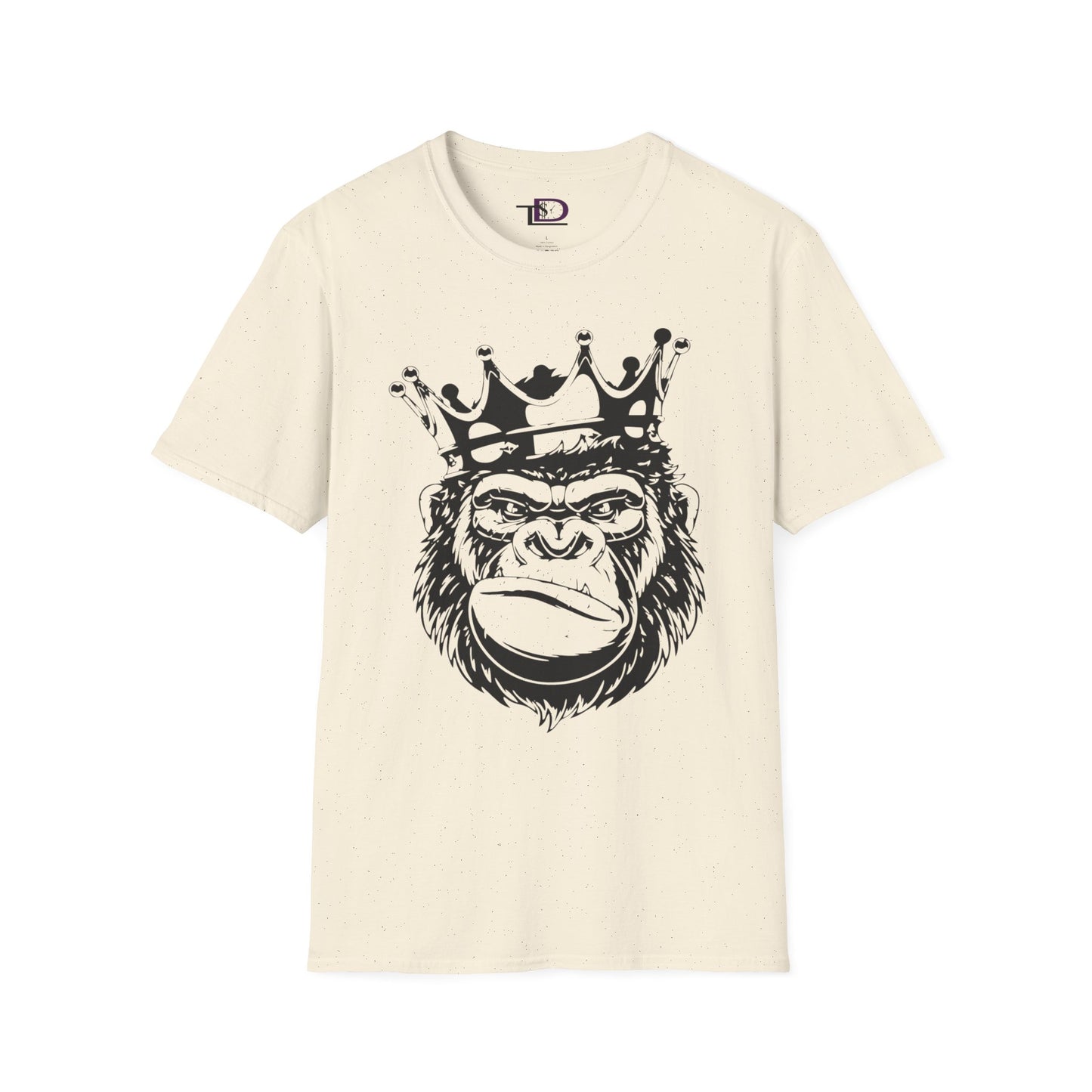 King Status Gorilla T-Shirt | Unisex Softstyle Tee for Casual Wear