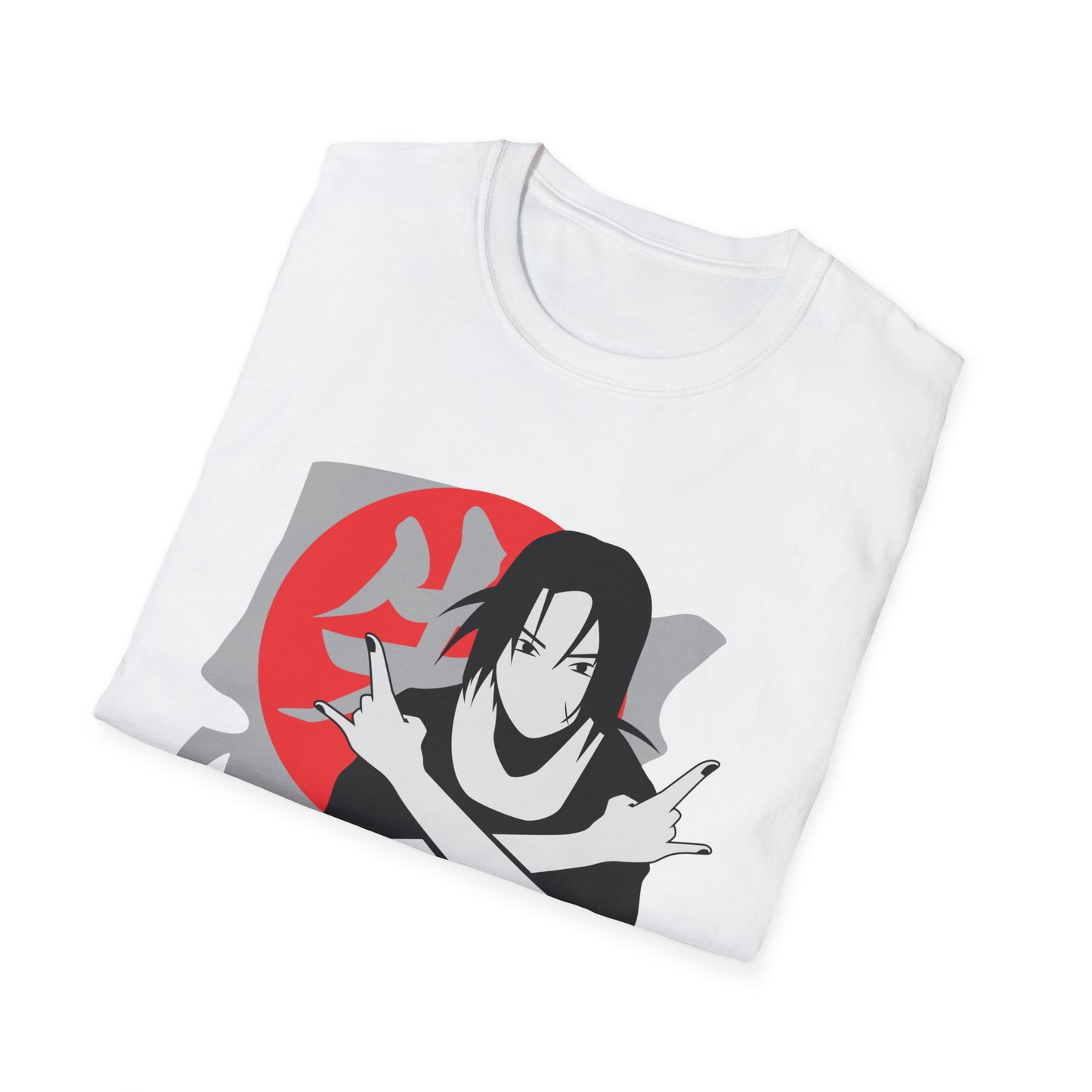 Unisex Softstyle Anime T-Shirt - Iconic Itachi Design