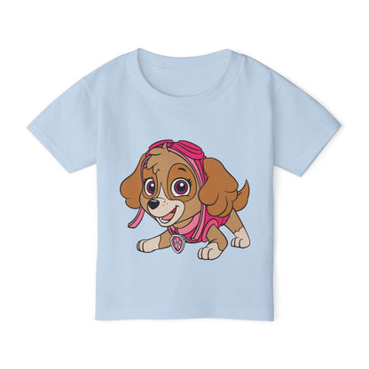 Cute Toddler T-Shirt with Playful Puppy Design, Kids Gift, Birthday Party Outfit, Everyday Wear, Animal Lover Tee