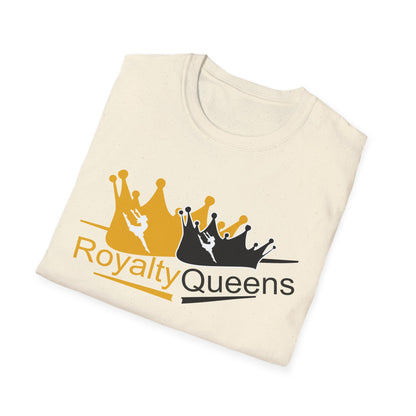 Royalty Queens T-Shirt, Unisex Softstyle Tee, Perfect for Gifts, Birthday Celebrations, Casual Wear, Empowerment Fashion, Unique Style