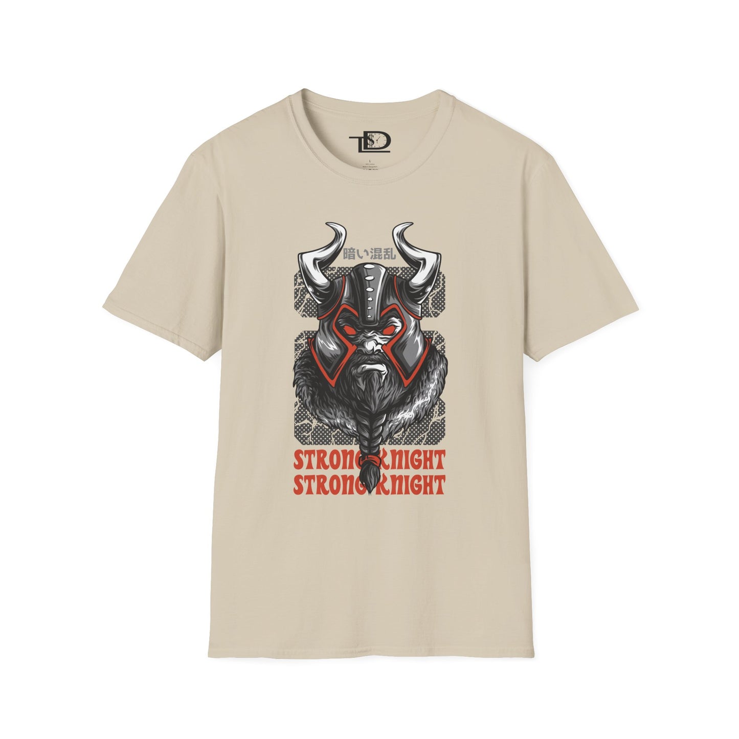 Bold Knight Graphic Tee, Unisex Softstyle T-Shirt, Strength Apparel, Casual Wear, Unique Gift, Core Style