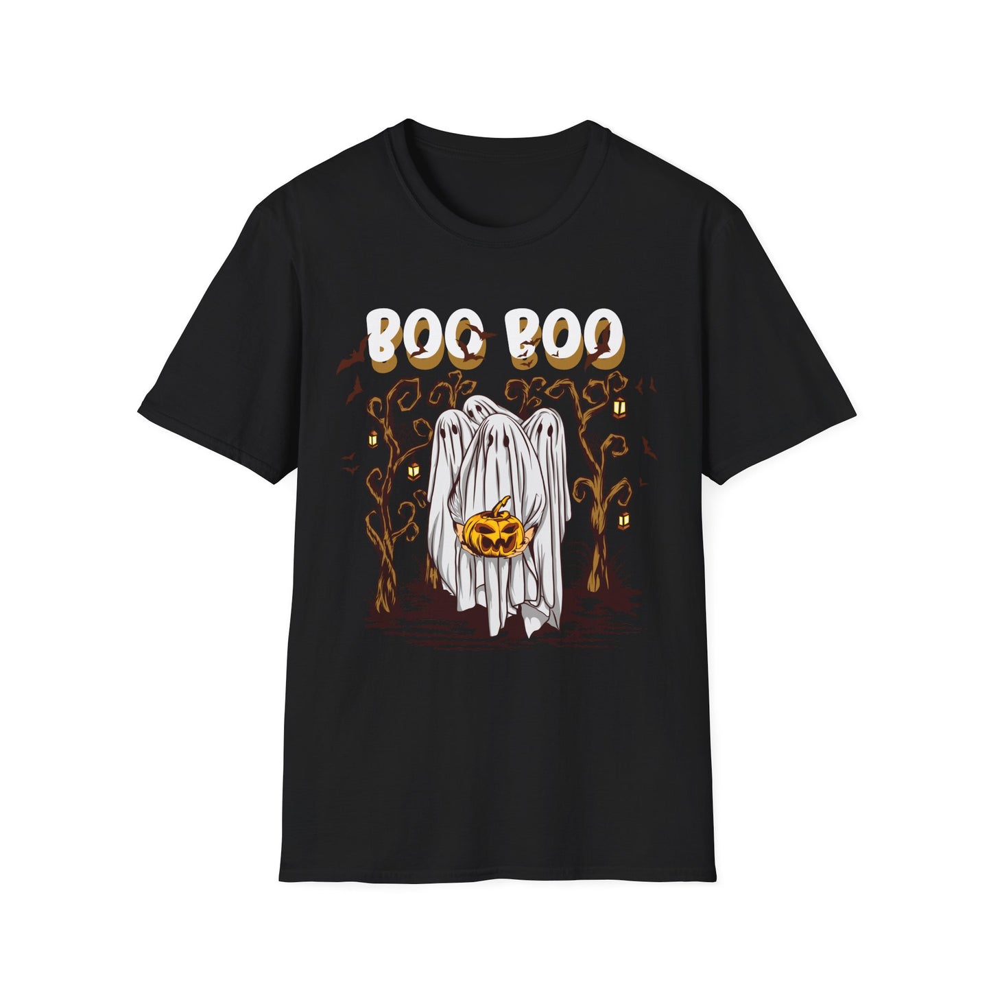 Spooky Pumpkin T-Shirt for Halloween, Unisex Graphic Tee, Fall Fashion, Trick or Treat Shirt, Festival Wear, Cozy October Style