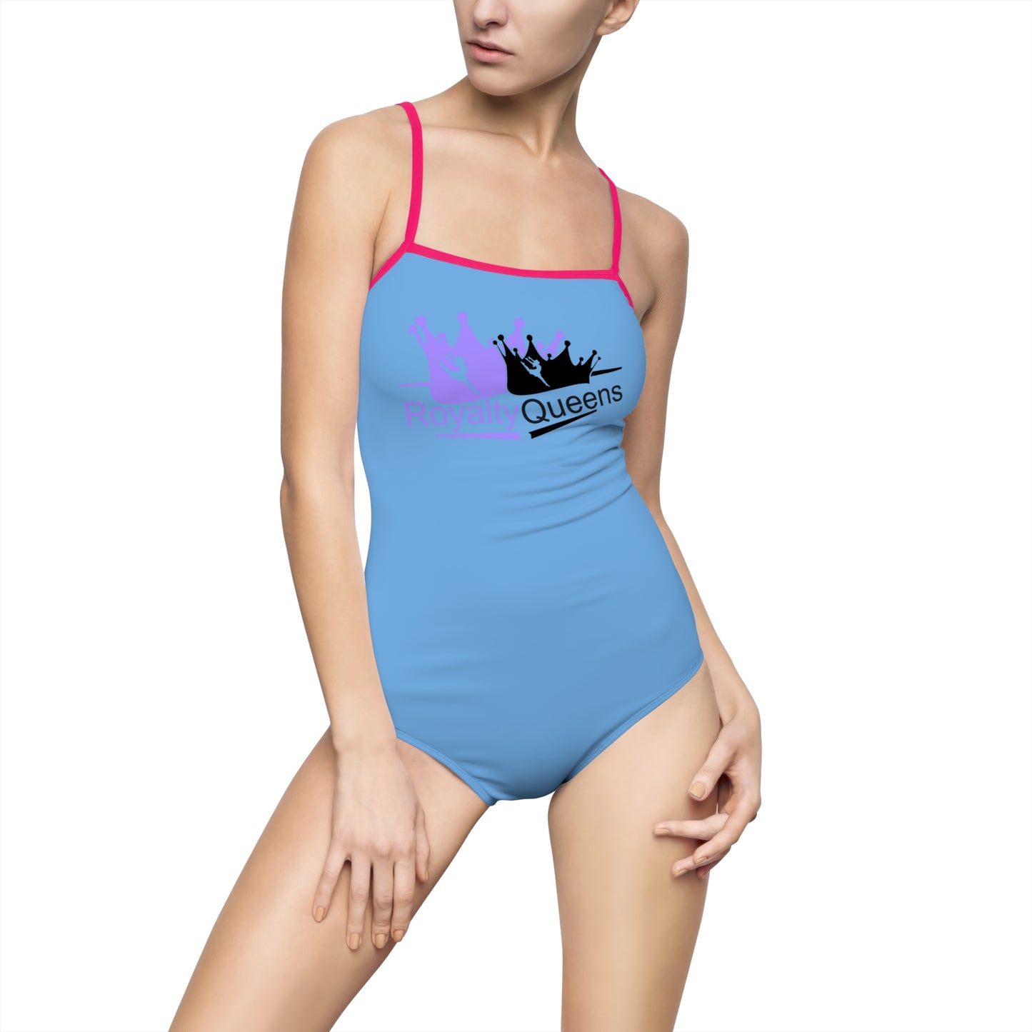 Sassy Queens One-Piece Swimsuit, Summer Beachwear, Pool Party Attire, Vacation Swimwear, Fun Swim Suit, Gift for Friends