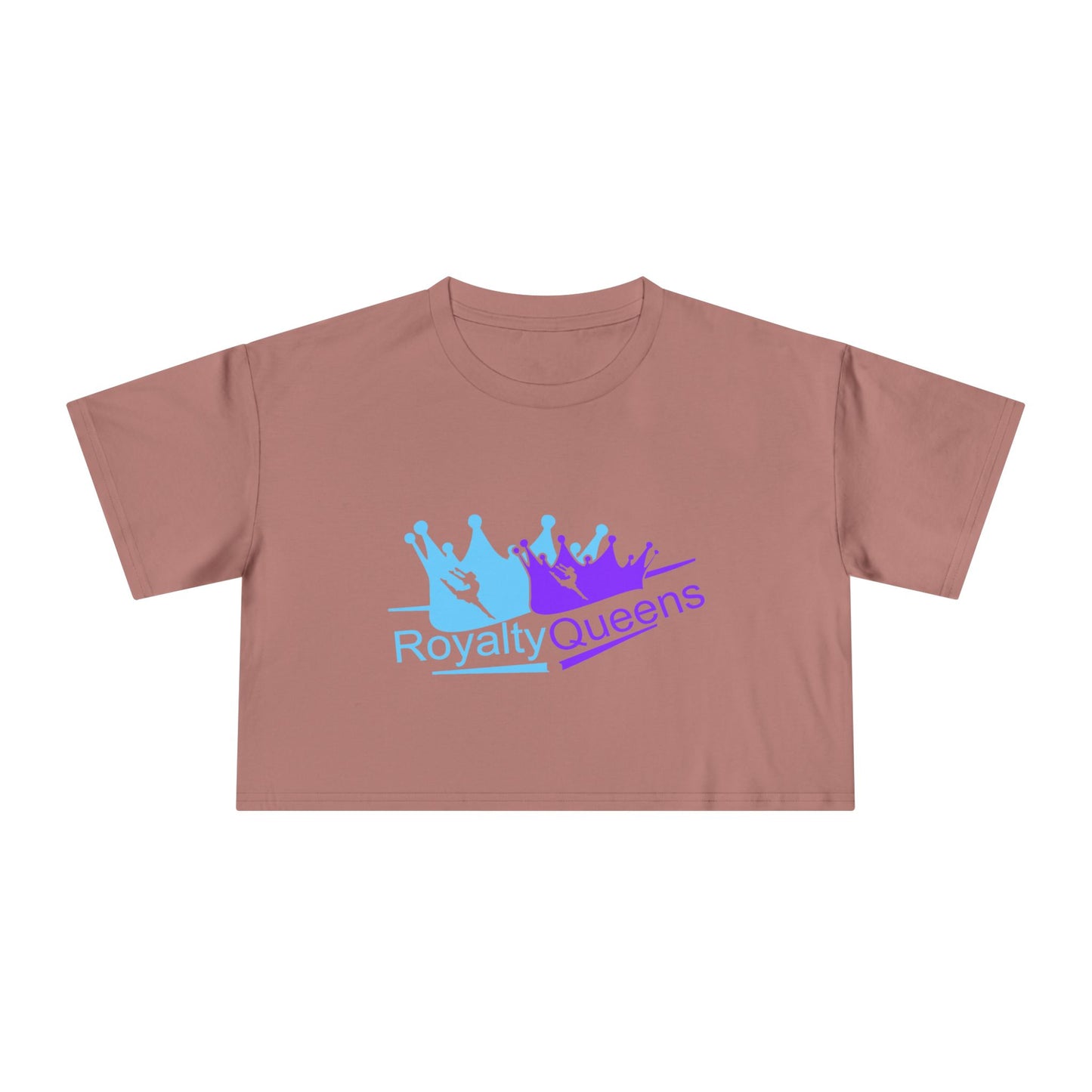Royalty Queens Women's Crop Tee - Cute Summer Top, Inspirational Shirt, Gift for Her, Birthday Present, Casual Outfit
