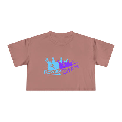 Royalty Queens Women's Crop Tee - Cute Summer Top, Inspirational Shirt, Gift for Her, Birthday Present, Casual Outfit