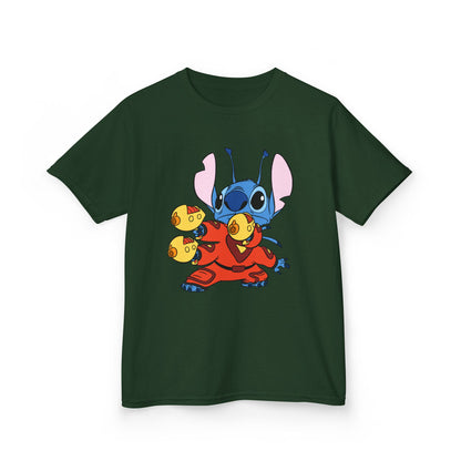 Whimsical Cartoon Kids Tee, Fun Graphic Tee, Birthday Gift, Playful T-Shirt, Holiday Apparel, Cute Kids Clothing