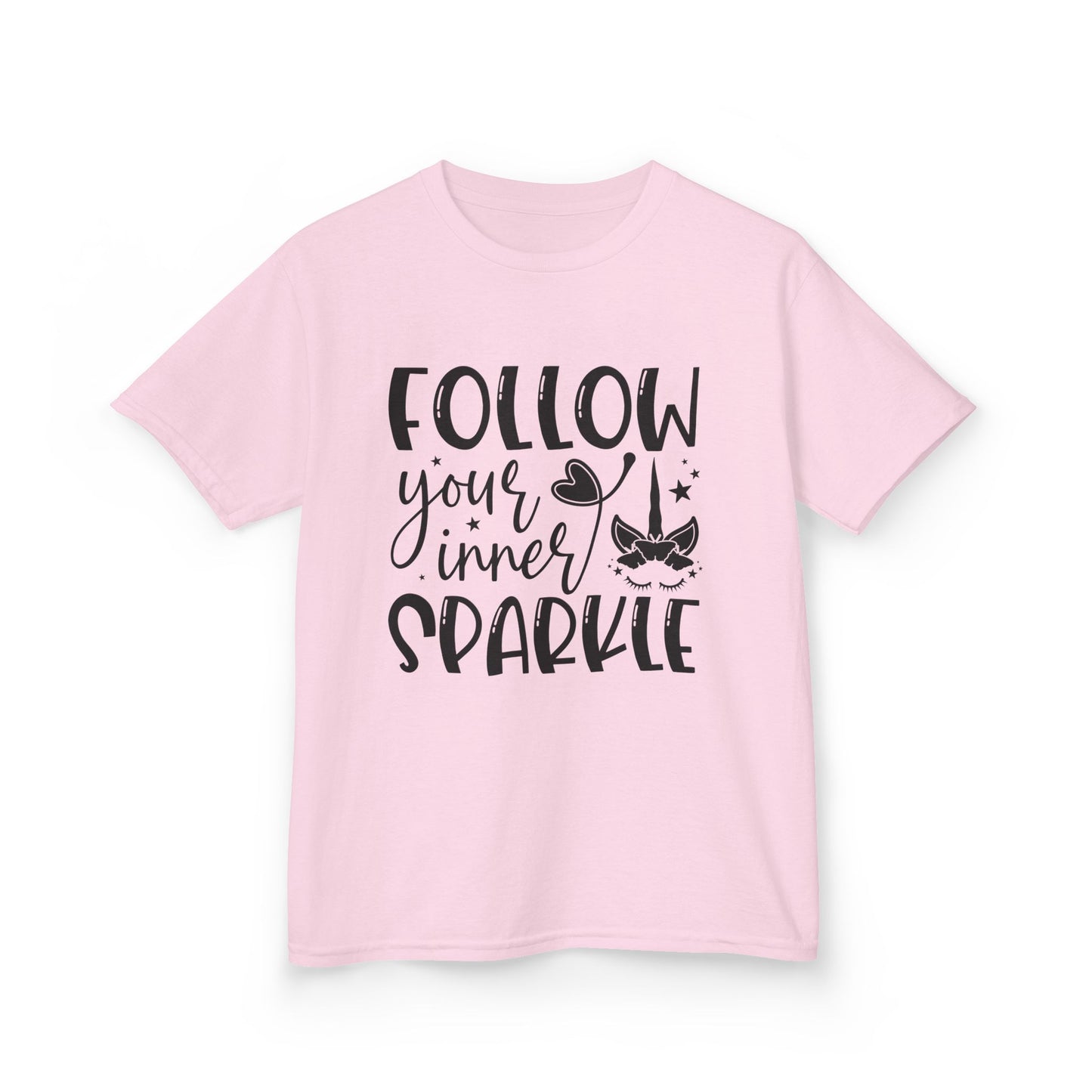Kids 'Follow Your Inner Sparkle' Tee - Fun Cotton Shirt for Creative Kids