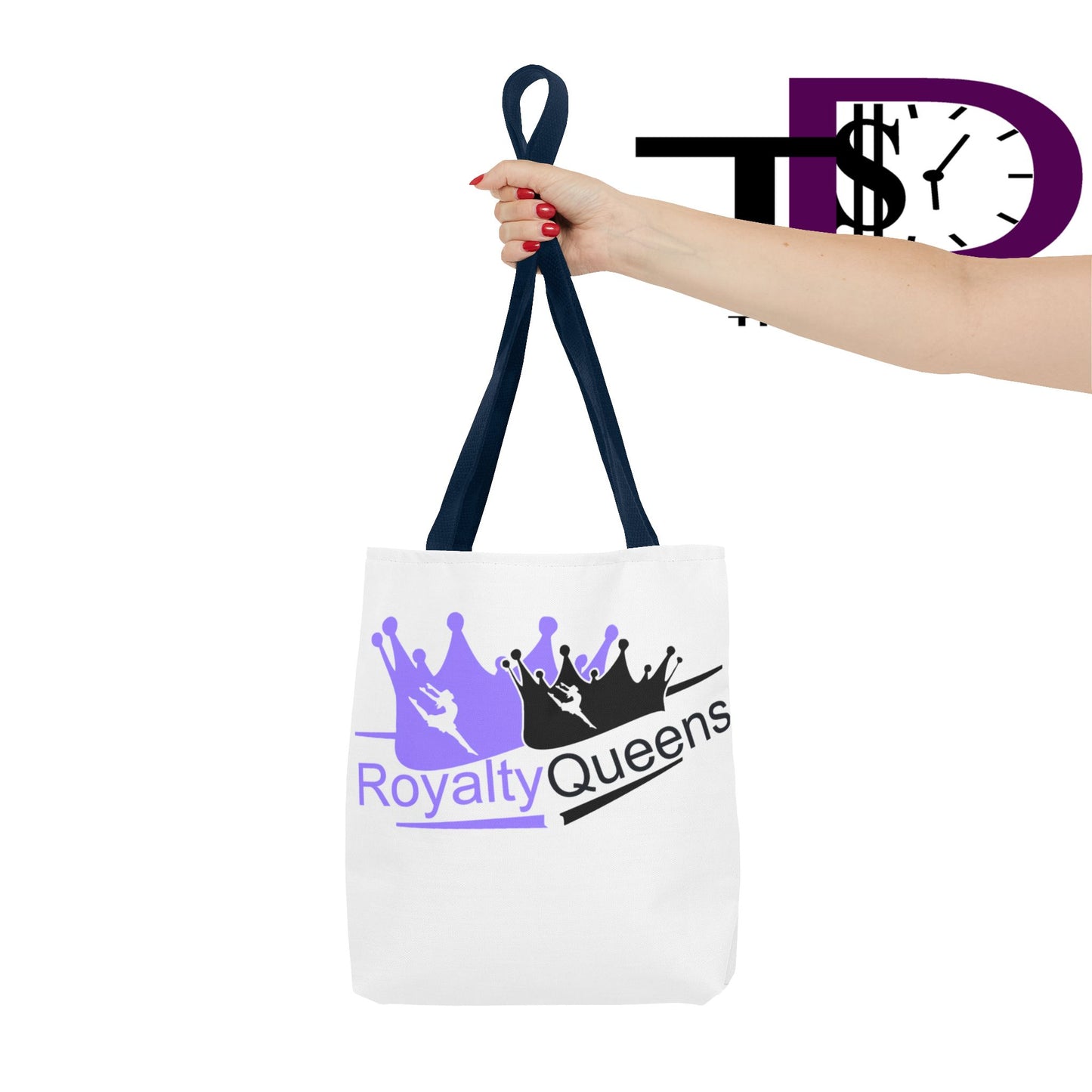 Royalty Queens Tote Bag, Stylish Shopping Tote, Gift for Queens, Dance Enthusiast Bag, Birthday Tote, AOP Design