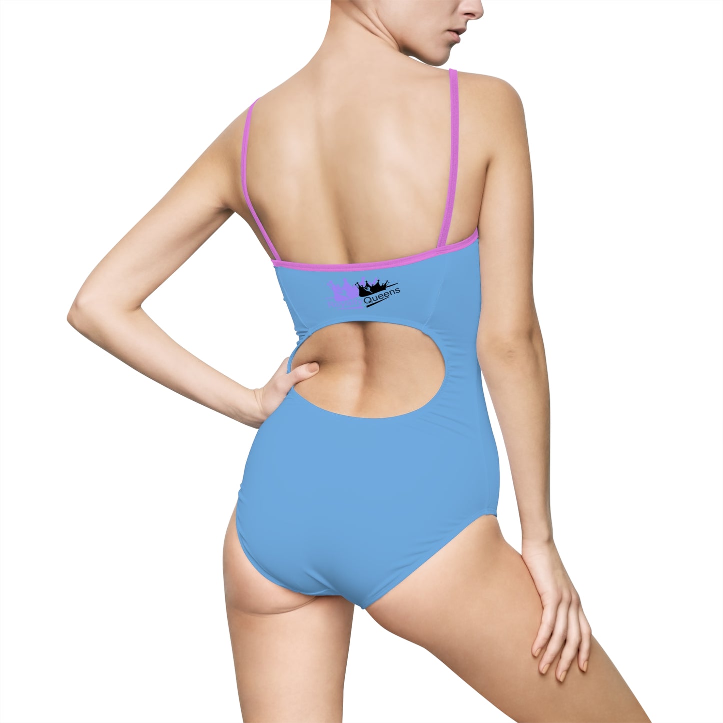 Sassy Queens One-Piece Swimsuit, Summer Beachwear, Pool Party Attire, Vacation Swimwear, Fun Swim Suit, Gift for Friends