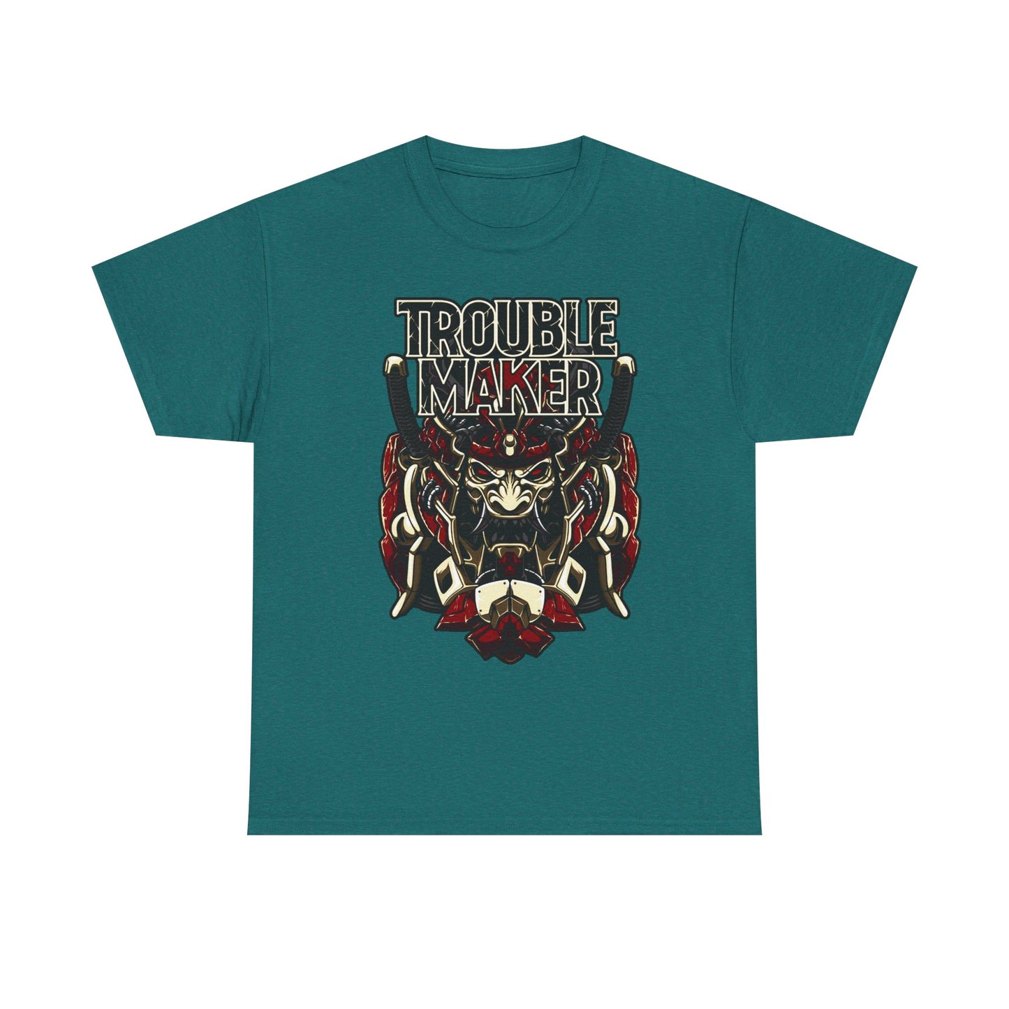 Trouble Maker Graphic Tee - Unisex Heavy Cotton Shirt for Rebels and Mischiefs