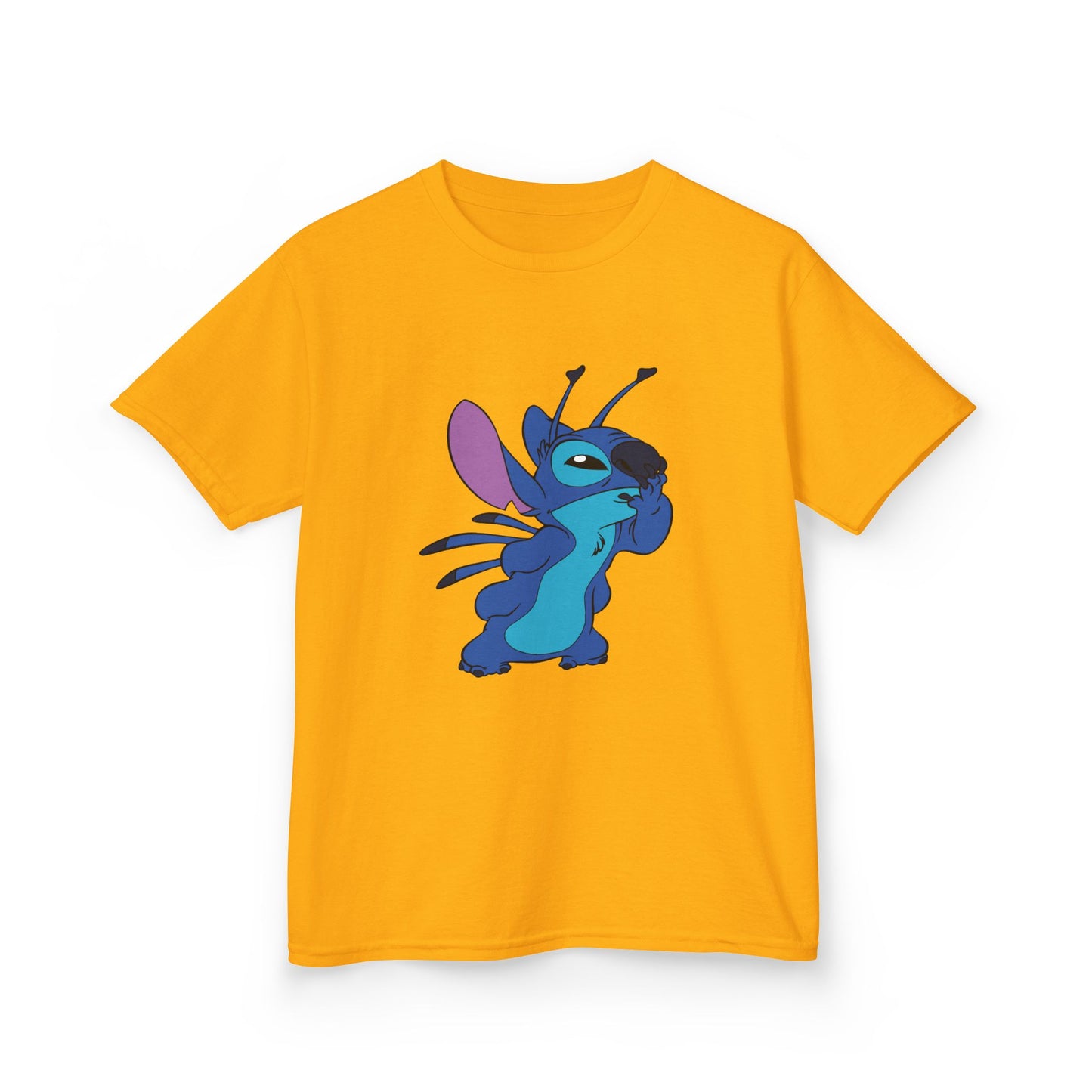 Kids Cotton Tee - Cute Stitch Design for Fun Adventures