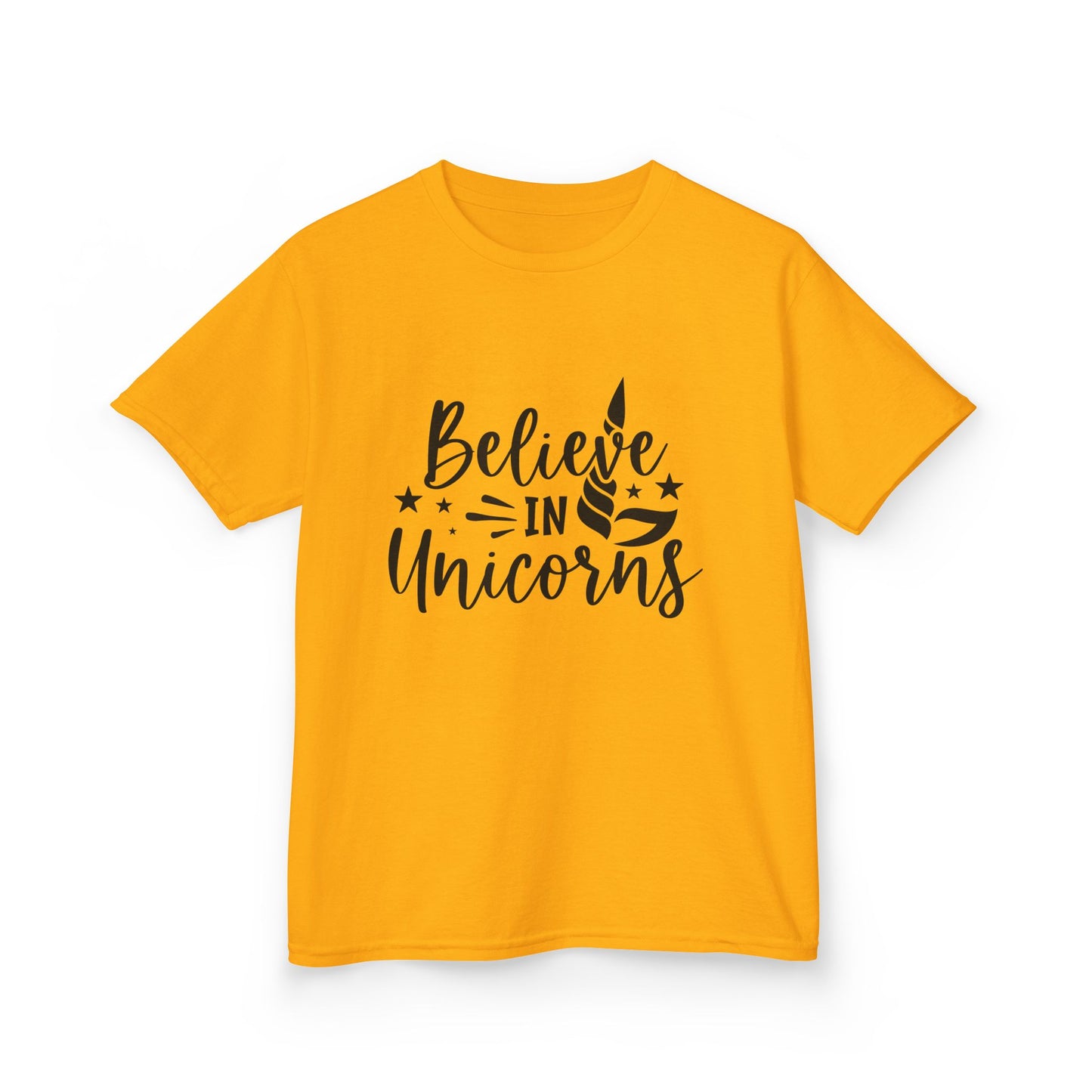 Believe in Unicorns Kids T-Shirt - Inspirational Cotton Tee for Dreamers