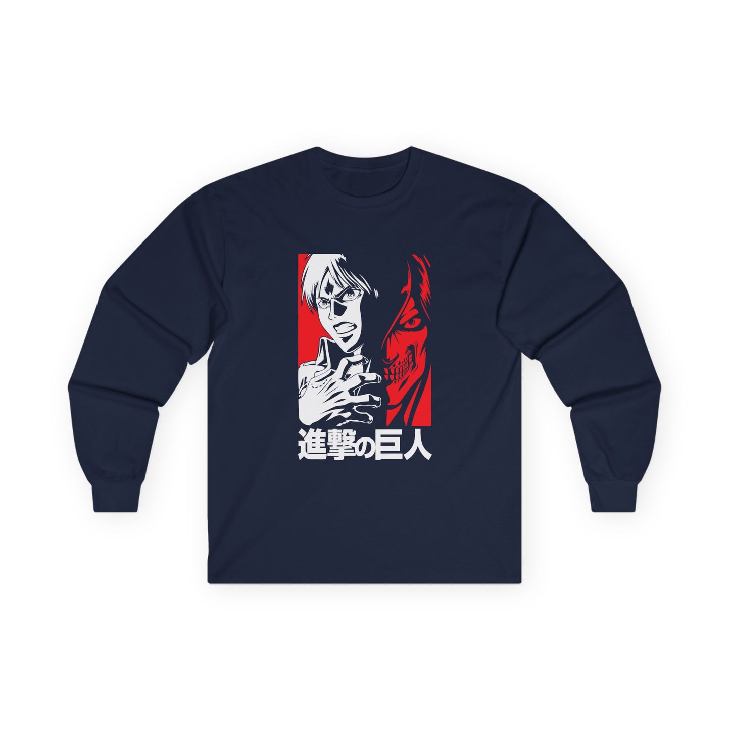 Attack on Titan Anime Long Sleeve Tee — Shingeki no Kyojin Graphic Shirt