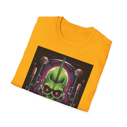 Alien Invader Graphic Unisex Softstyle T-Shirt