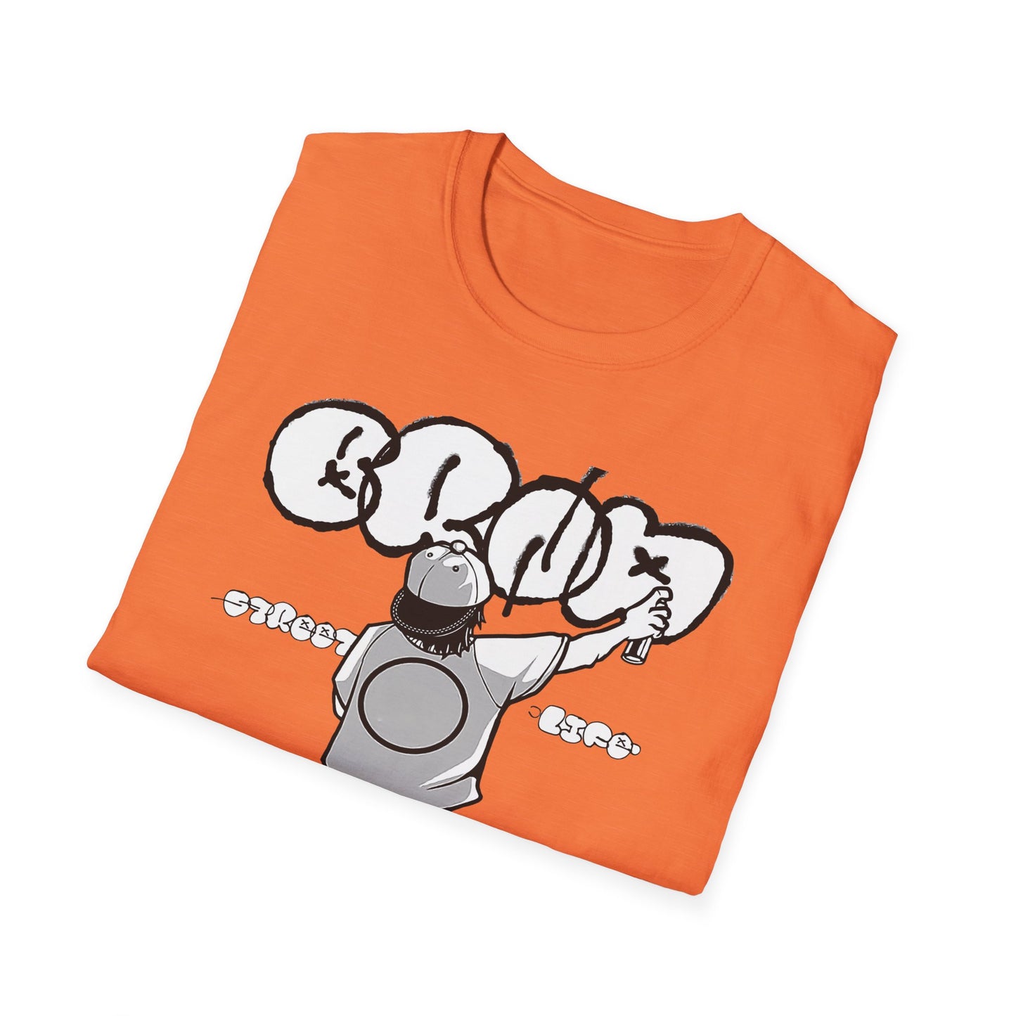Skateboard Graffiti T-Shirt – Unisex Softstyle Tee for Streetwear Fans