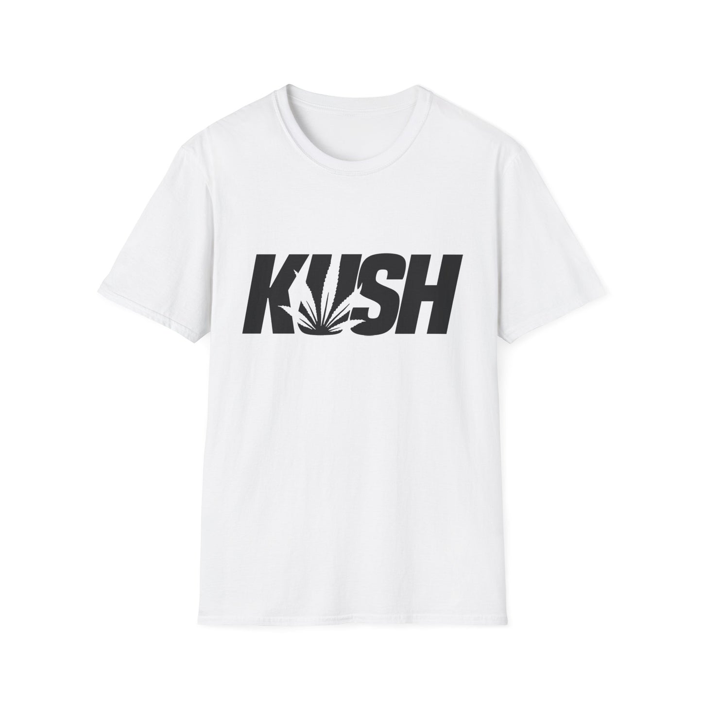 KUSH Graphic Unisex Softstyle T-Shirt - Cool Cannabis Vibe