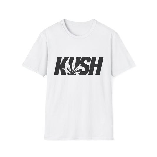 KUSH Graphic Unisex Softstyle T-Shirt - Cool Cannabis Vibe