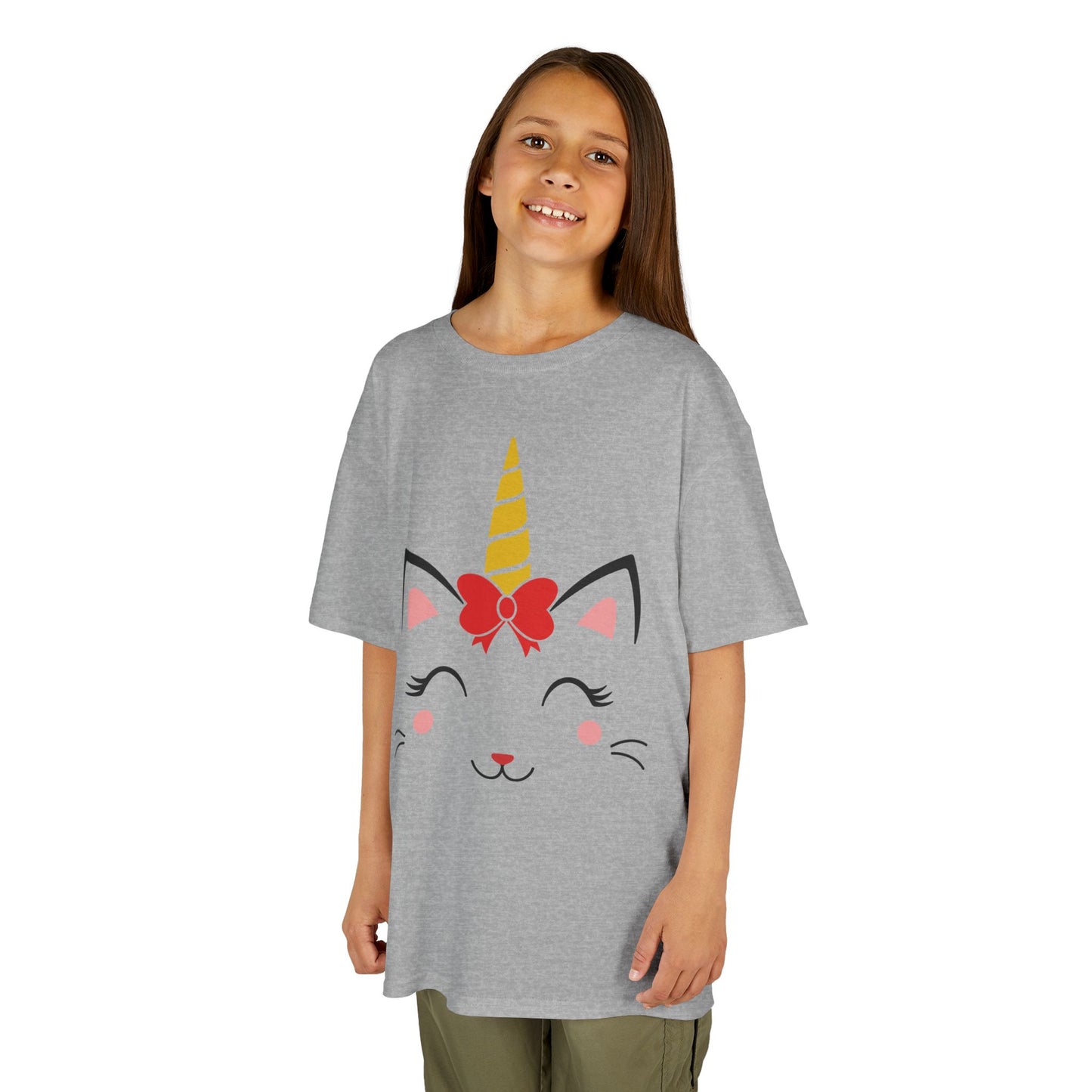 Cute Unicorn Kids Heavy Cotton Tee - Perfect for Birthdays and Everyday Fun!