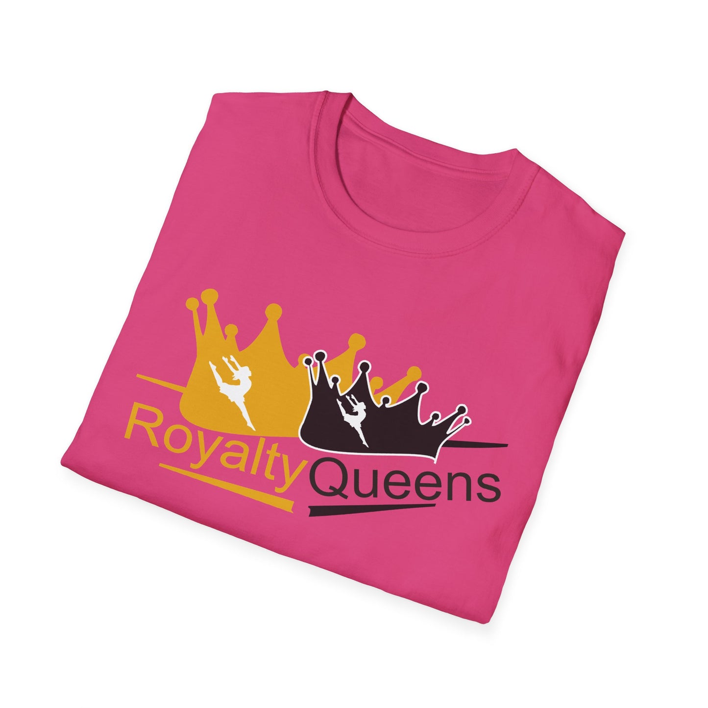 Royalty Queens T-Shirt, Unisex Softstyle Tee, Perfect for Gifts, Birthday Celebrations, Casual Wear, Empowerment Fashion, Unique Style