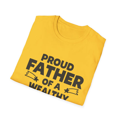 Proud Father T-Shirt - Unisex Softstyle Tee for Celebrating Dads