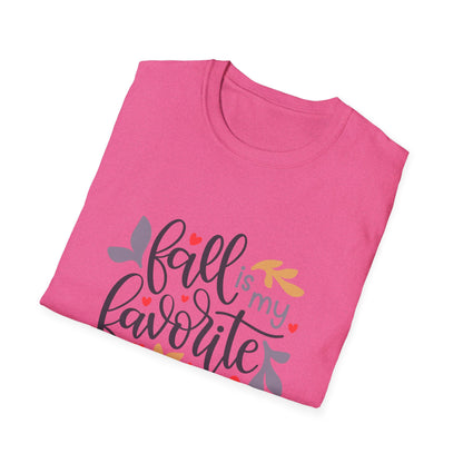 Fall is My Favorite Season Unisex T-Shirt | Autumn Tee, Seasonal Gift, Cozy Wear, Thanksgiving Apparel, Fall Fashion