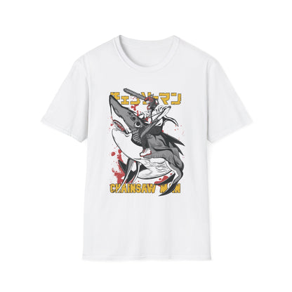 Unisex Softstyle T-Shirt with Unique Design, Cool Graphic Tee, Casual Wear, Gift for Anime Fans, Daily Comfort
