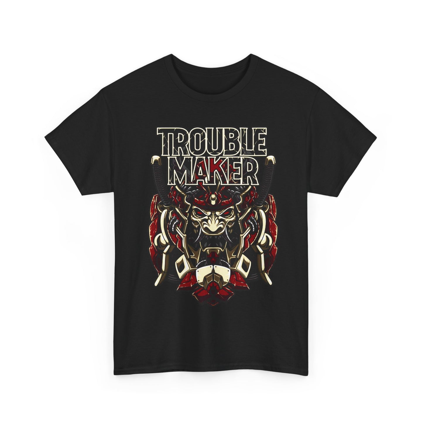 Trouble Maker Graphic Tee - Unisex Heavy Cotton Shirt for Rebels and Mischiefs