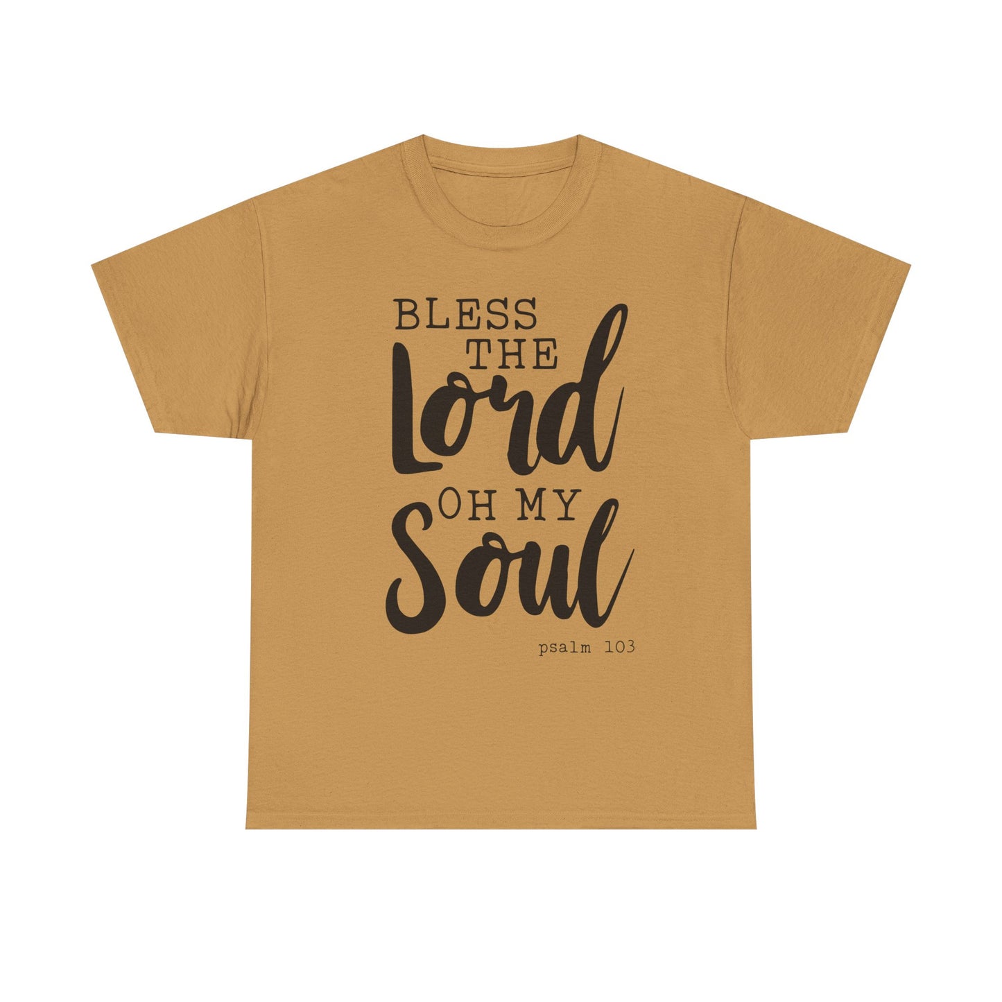 Bless the Lord Unisex Heavy Cotton Tee - Inspirational Christian Shirt