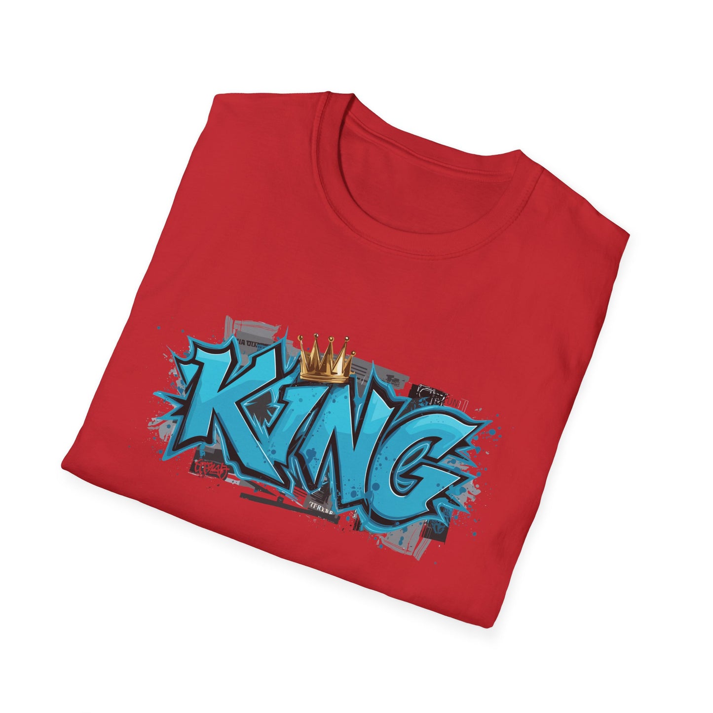 King Graffiti Unisex T-Shirt | Cool Urban Style Tee, Streetwear Fashion, Unique Gift for Him, Self-Expression, Birthday Present