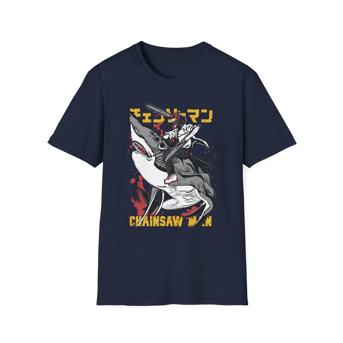 Unisex Softstyle T-Shirt with Unique Design, Cool Graphic Tee, Casual Wear, Gift for Anime Fans, Daily Comfort