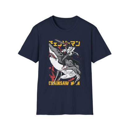 Unisex Softstyle T-Shirt with Unique Design, Cool Graphic Tee, Casual Wear, Gift for Anime Fans, Daily Comfort