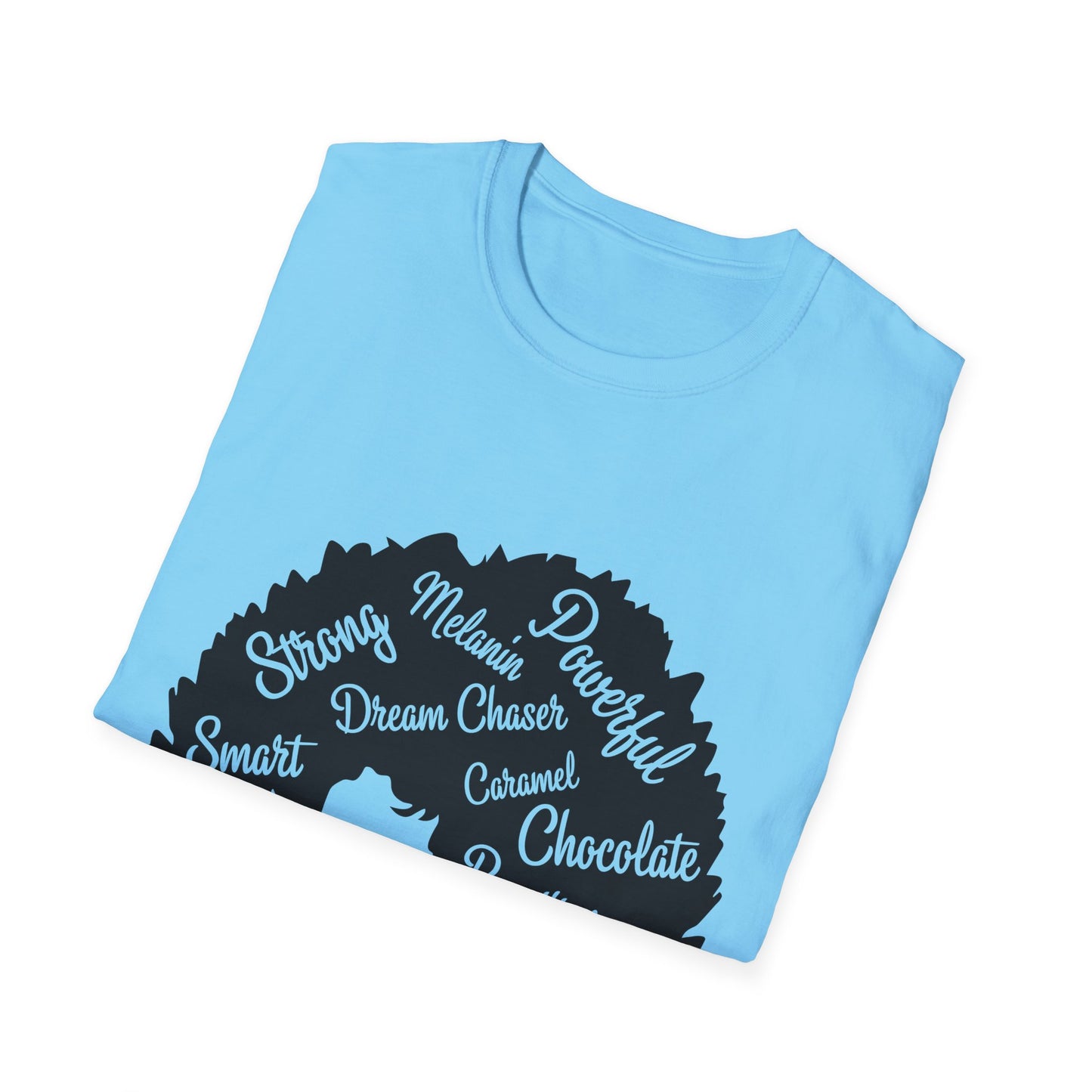 Empowering Afro-Heart Unisex T-Shirt, Celebrating Black Culture, Affirmation Tee, Gift for Her, Inspirational Shirt