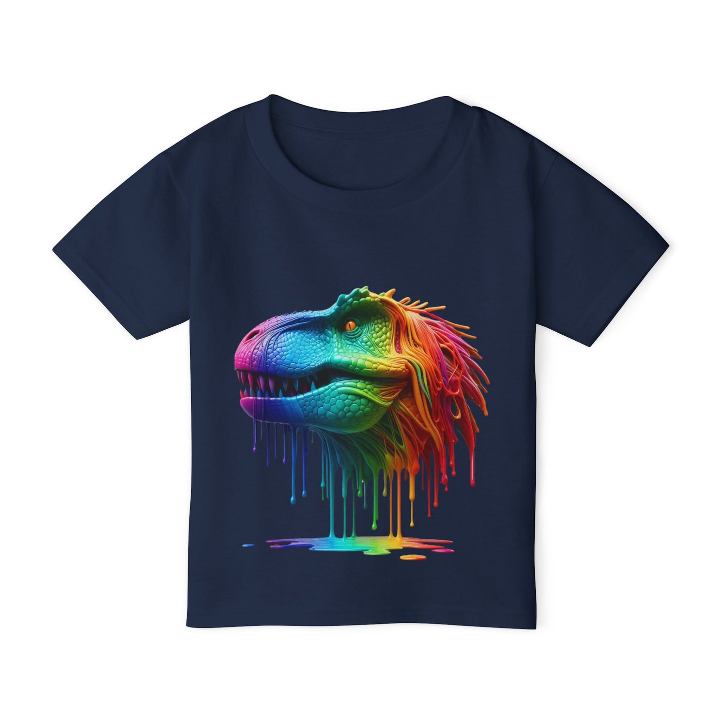 Rainbow T-Rex Toddler T-Shirt - Fun & Colorful Dino Tee for Kids