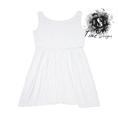 Royalty Queens Women's Skater Dress - Fun, Playful AOP Outfit for Parties, Birthdays, Festivals, Summer Events, Casual Wear