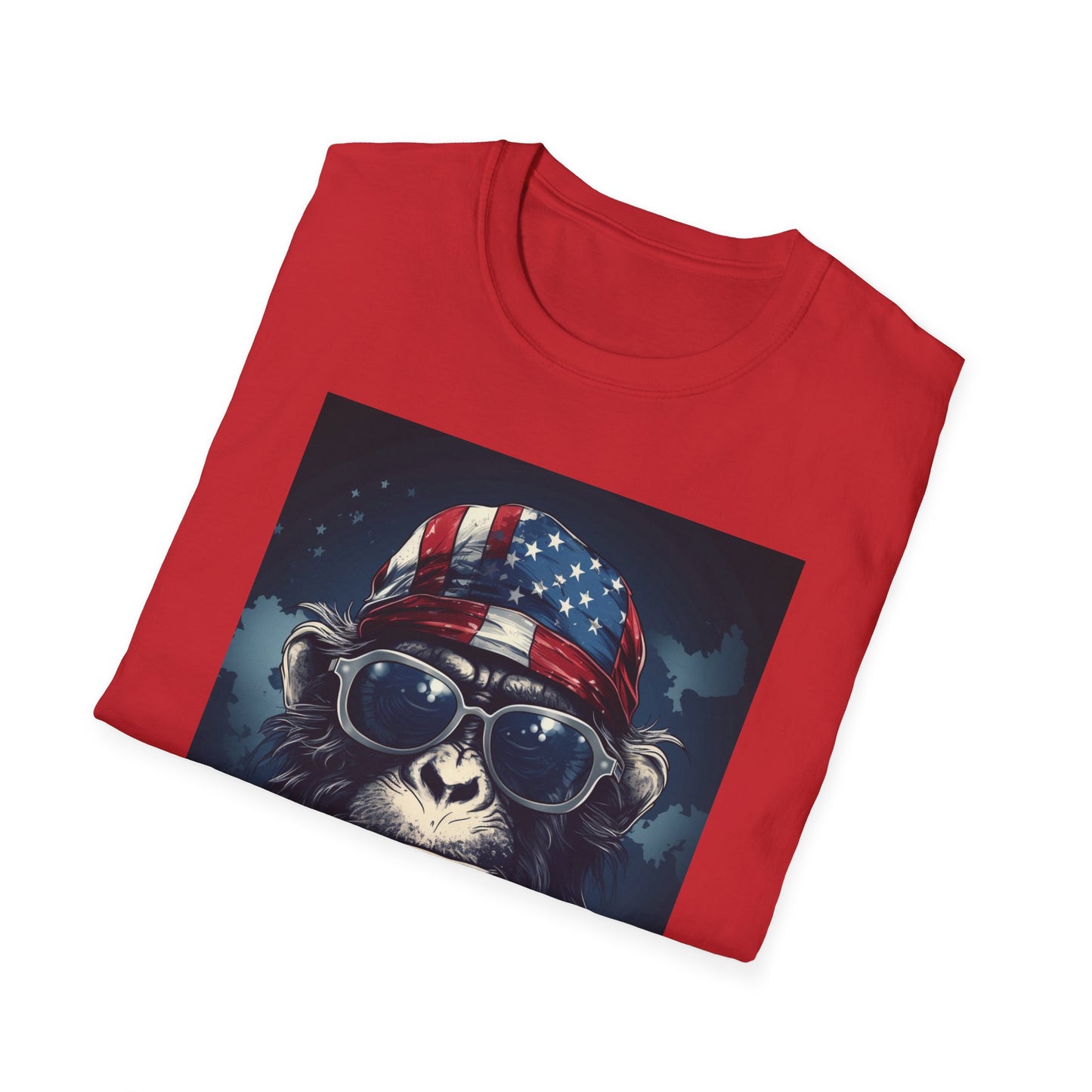 Cool Monkey Graphic T-Shirt, Fun Animal Tee, Summer Casual Wear, Unique Gift for Animal Lovers, Trendy Fashion for All