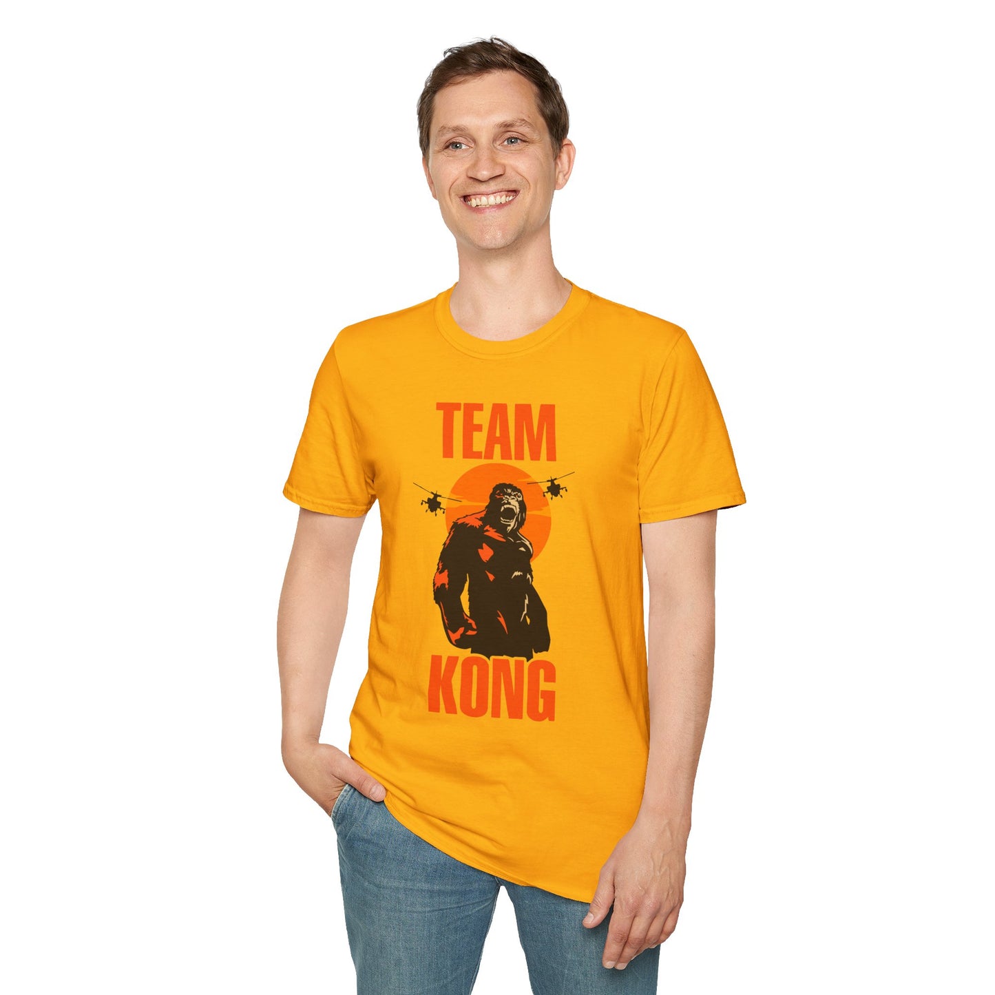 Team Kong Unisex Softstyle T-Shirt - Bold Graphic Tee for Fans & Celebrations