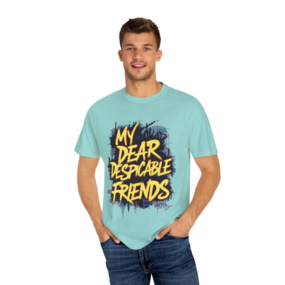 Despicable Friends Graphic Tee, Unisex T-Shirt, Casual Wear, Gift for Friends, Fun Statement Shirt, Graphic Tee for Fans