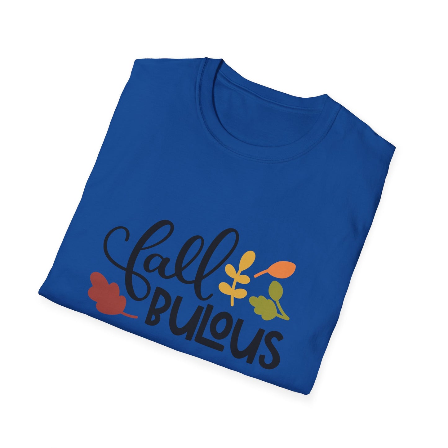 Fall Bulous Unisex Softstyle T-Shirt - Cozy Autumn Tee, Perfect for Thanksgiving, Fall Parties, Gift for Her, Seasonal Fashion