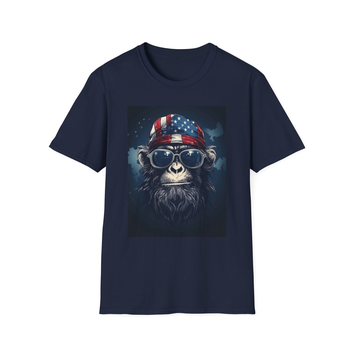 Cool Monkey Graphic T-Shirt, Fun Animal Tee, Summer Casual Wear, Unique Gift for Animal Lovers, Trendy Fashion for All