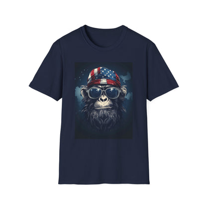 Cool Monkey Graphic T-Shirt, Fun Animal Tee, Summer Casual Wear, Unique Gift for Animal Lovers, Trendy Fashion for All