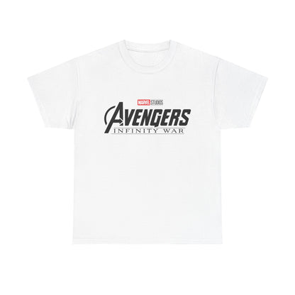 Avengers Infinity War Unisex Heavy Cotton Tee, Marvel Fan Shirt, Superhero Apparel, Gift for Him, Comic Book T-Shirt, Casual Wear