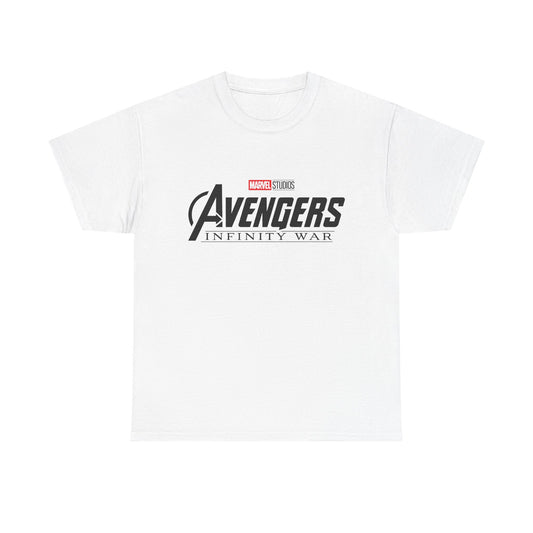Avengers Infinity War Unisex Heavy Cotton Tee, Marvel Fan Shirt, Superhero Apparel, Gift for Him, Comic Book T-Shirt, Casual Wear