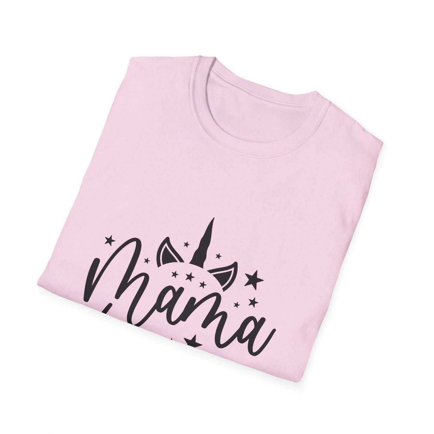 Mama Unicorn Unisex Softstyle T-Shirt - Fun & Stylish Gift for Moms