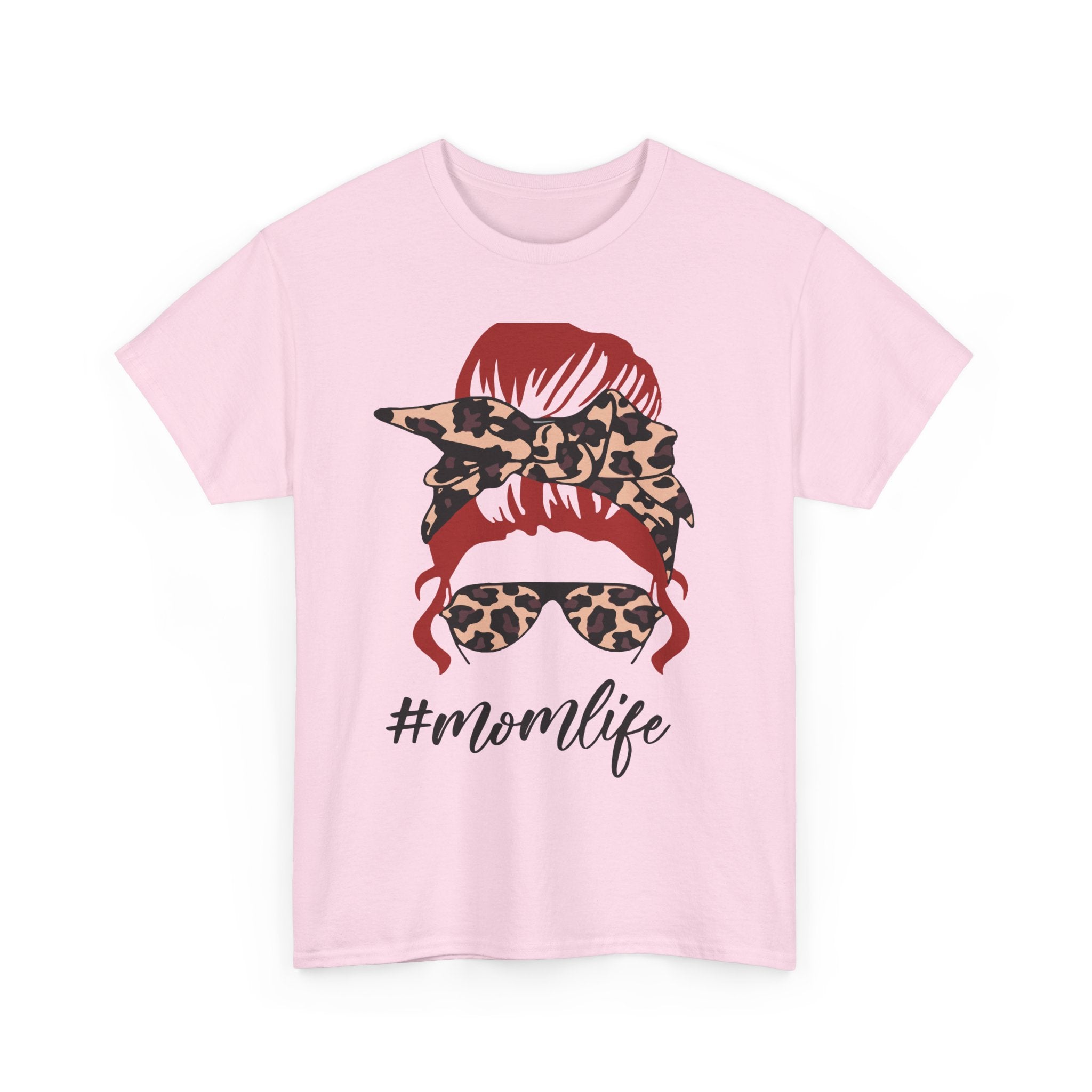 #Momlife Unisex Heavy Cotton Tee - Stylish & Comfortable T-Shirt for Moms