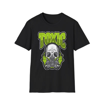 Toxic Skull Graphic Tee - Unisex Softstyle T-Shirt