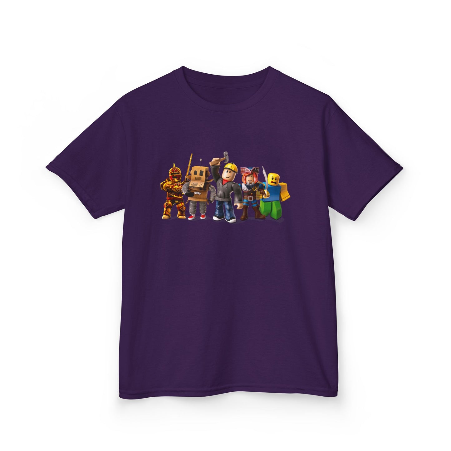 Minecraft Characters Kids Tee, Gamer T-Shirt, Fun Casual Wear, Birthday Gift, Children's Apparel