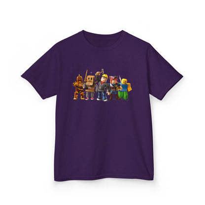 Minecraft Characters Kids Tee, Gamer T-Shirt, Fun Casual Wear, Birthday Gift, Children's Apparel