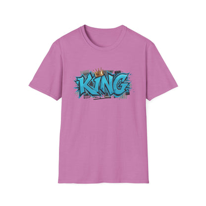 King Graffiti Unisex T-Shirt | Cool Urban Style Tee, Streetwear Fashion, Unique Gift for Him, Self-Expression, Birthday Present