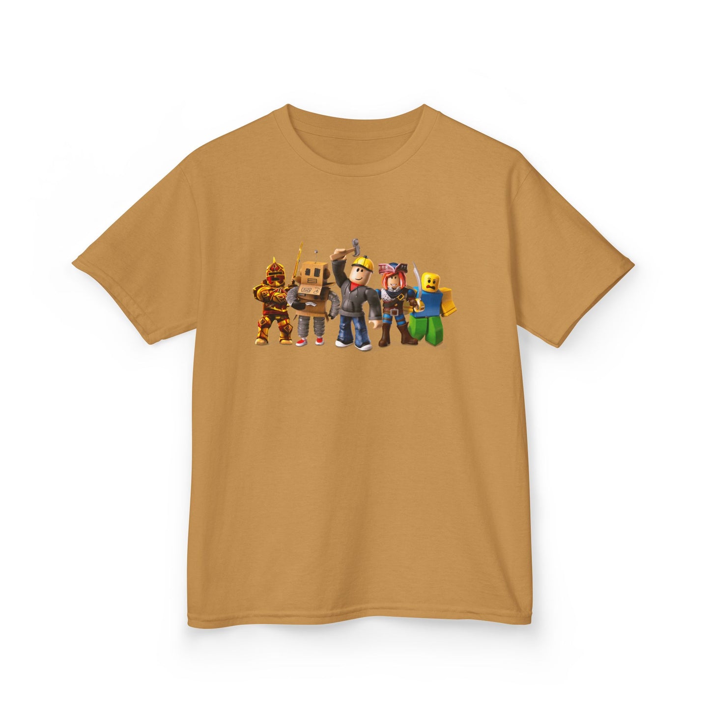 Minecraft Characters Kids Tee, Gamer T-Shirt, Fun Casual Wear, Birthday Gift, Children's Apparel